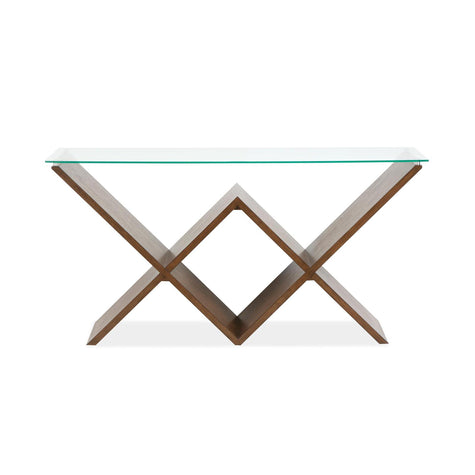 Magnussen Home Vector Russet Rectangular Sofa Table