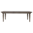 Pulaski Furniture Madison Ridge Natural Bark Extendable Leg Dining Table