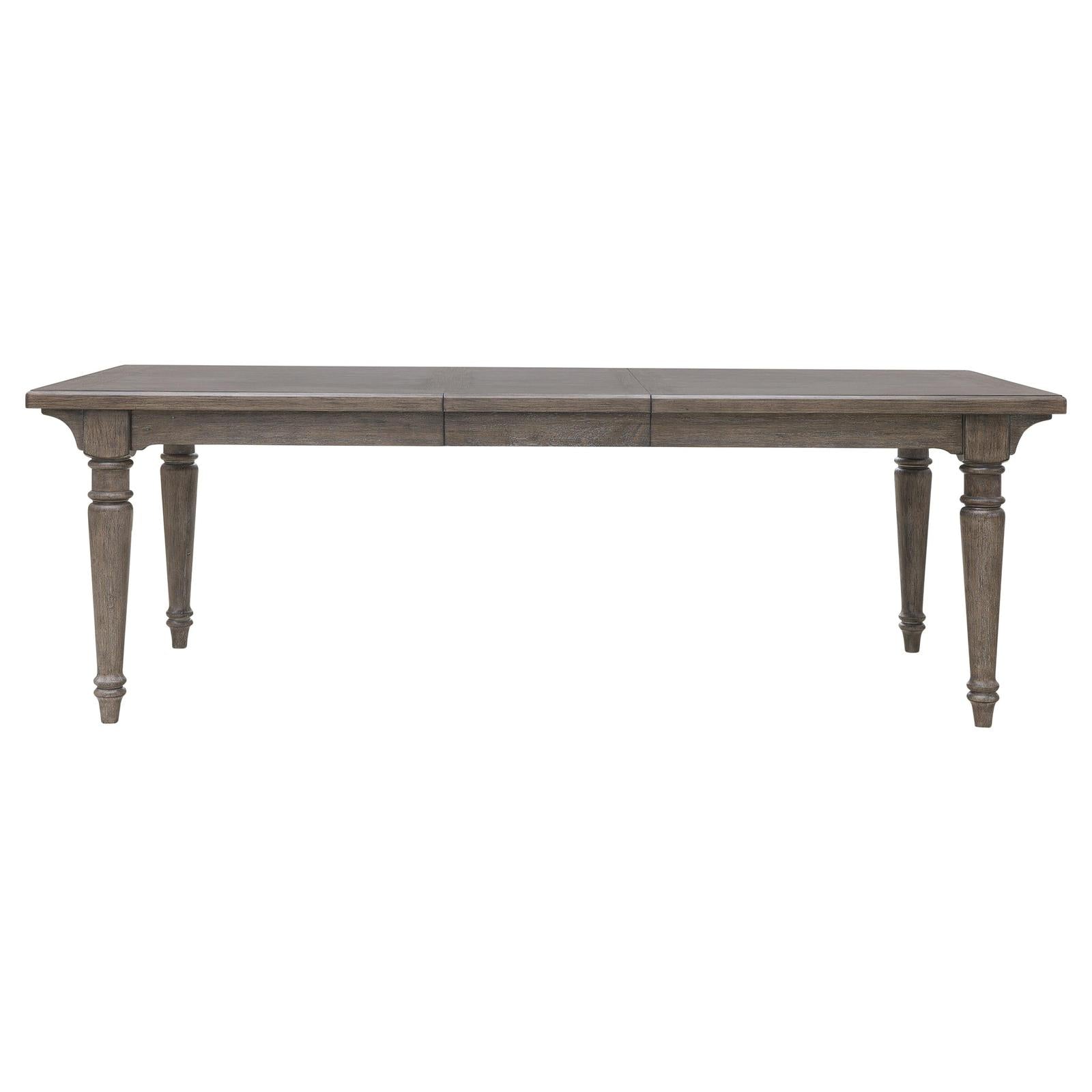 Pulaski Furniture Madison Ridge Natural Bark Extendable Leg Dining Table