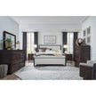 Magnussen Home Rowan Espresso Upholstered Panel Bed