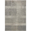 Feizy Aura 3736F Modern Abstract Rug in Gray/Ivory
