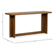 Magnussen Home Marcel Brown Rectangular Sofa Table