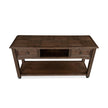 Magnussen Home Cormac Brown Rectangular Sofa Table