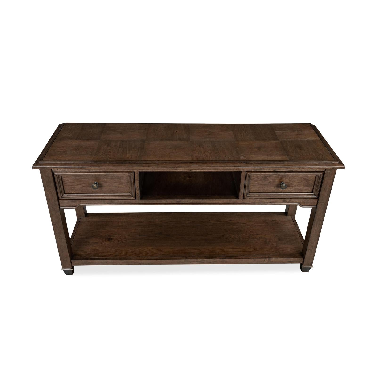 Magnussen Home Cormac Brown Rectangular Sofa Table