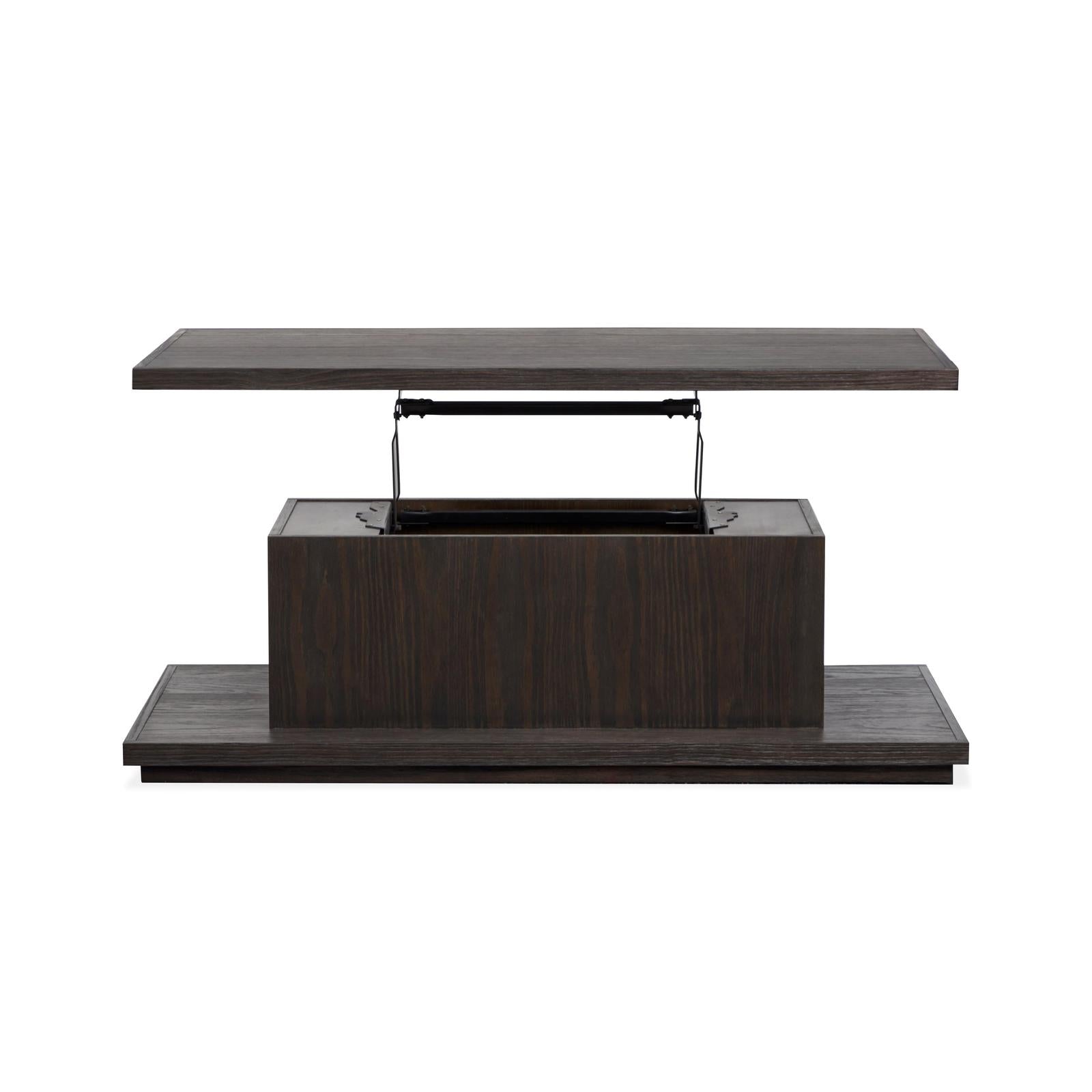 Magnussen Home Shaffer Velvet Roast Lift Top Cocktail Table