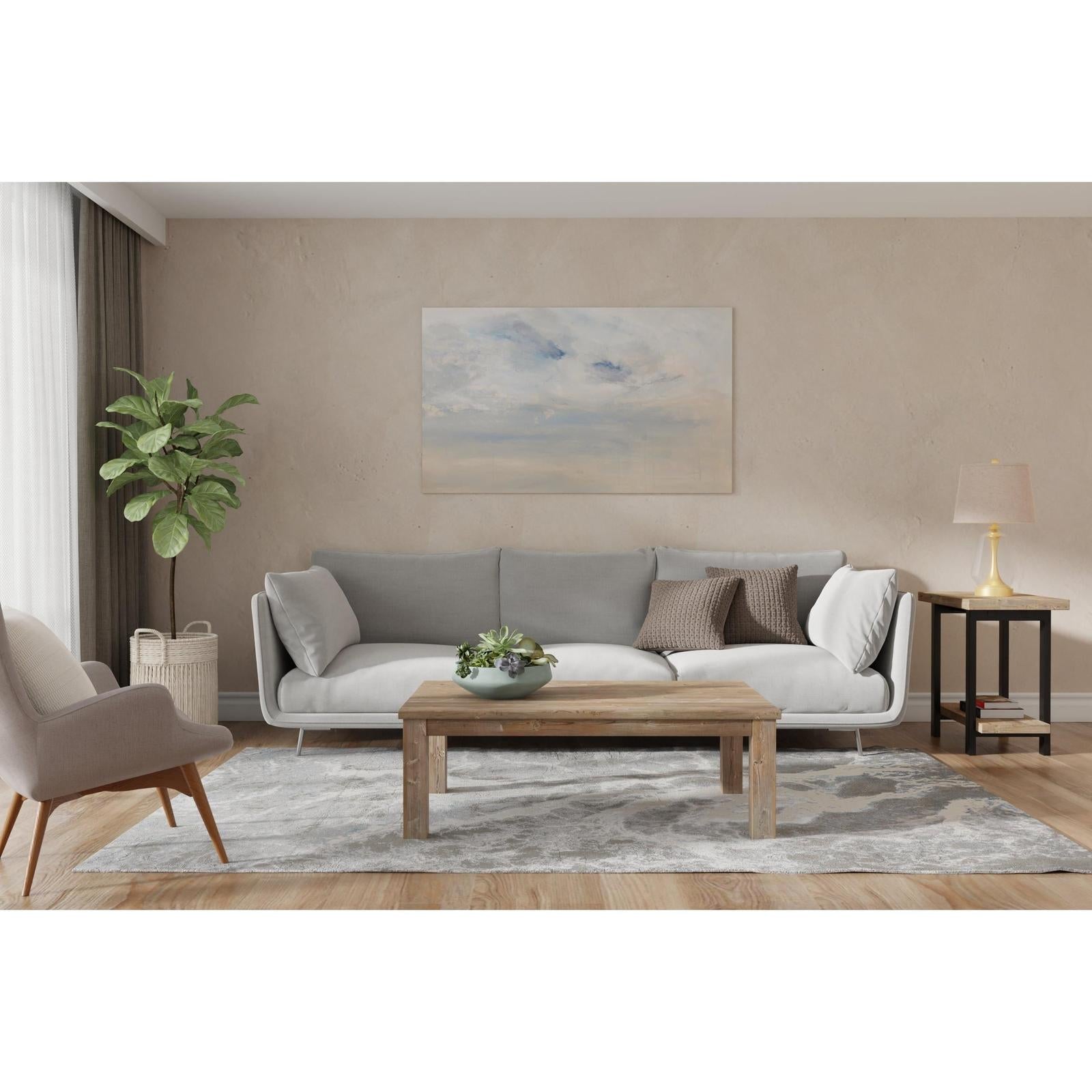Feizy Azure 3539F Modern Abstract Rug in Silver/Gray/Ivory