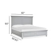 Magnussen Home Charleston Harbor Gray California King Grey Panel Bed