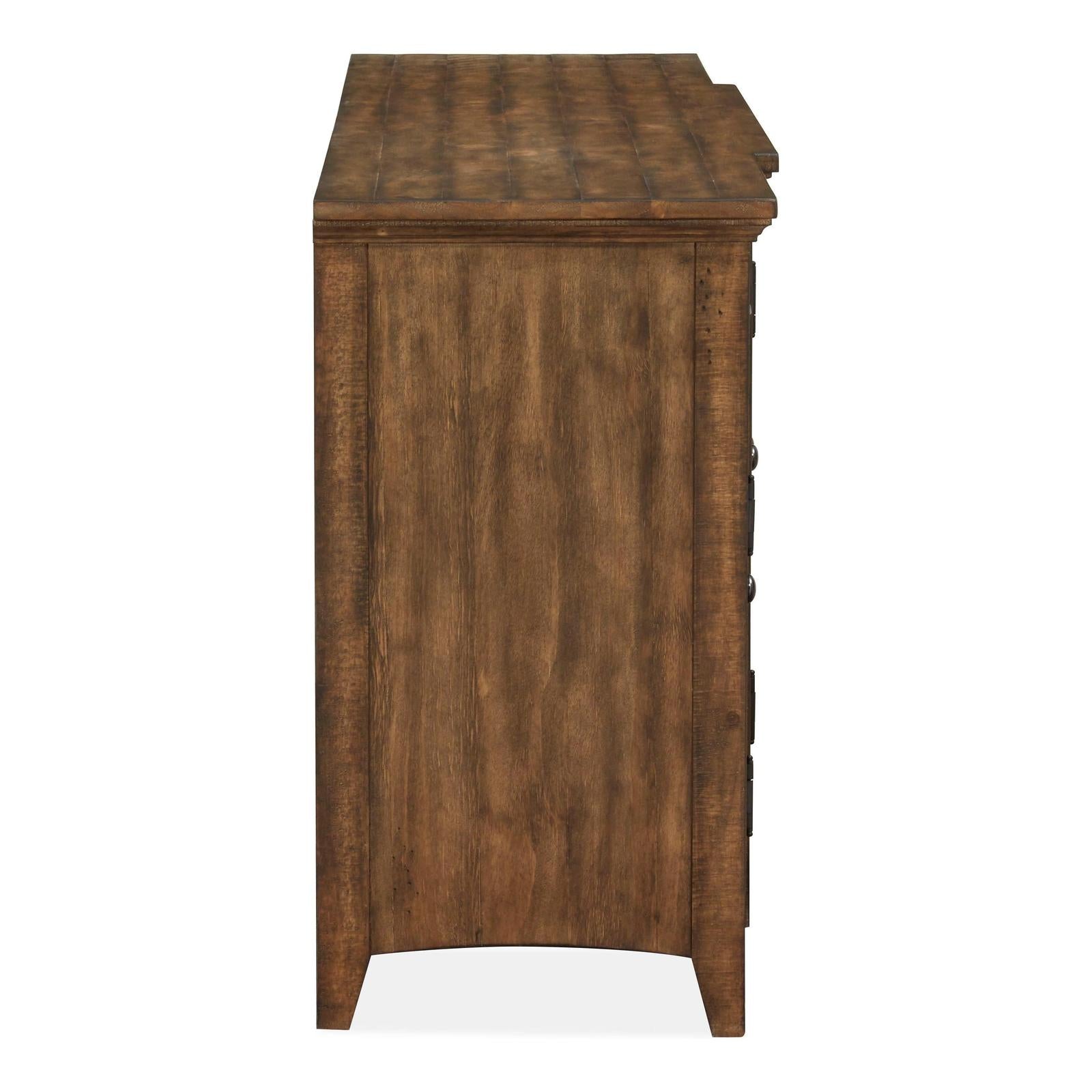 Magnussen Home Bay Creek Toasted Nutmeg Console