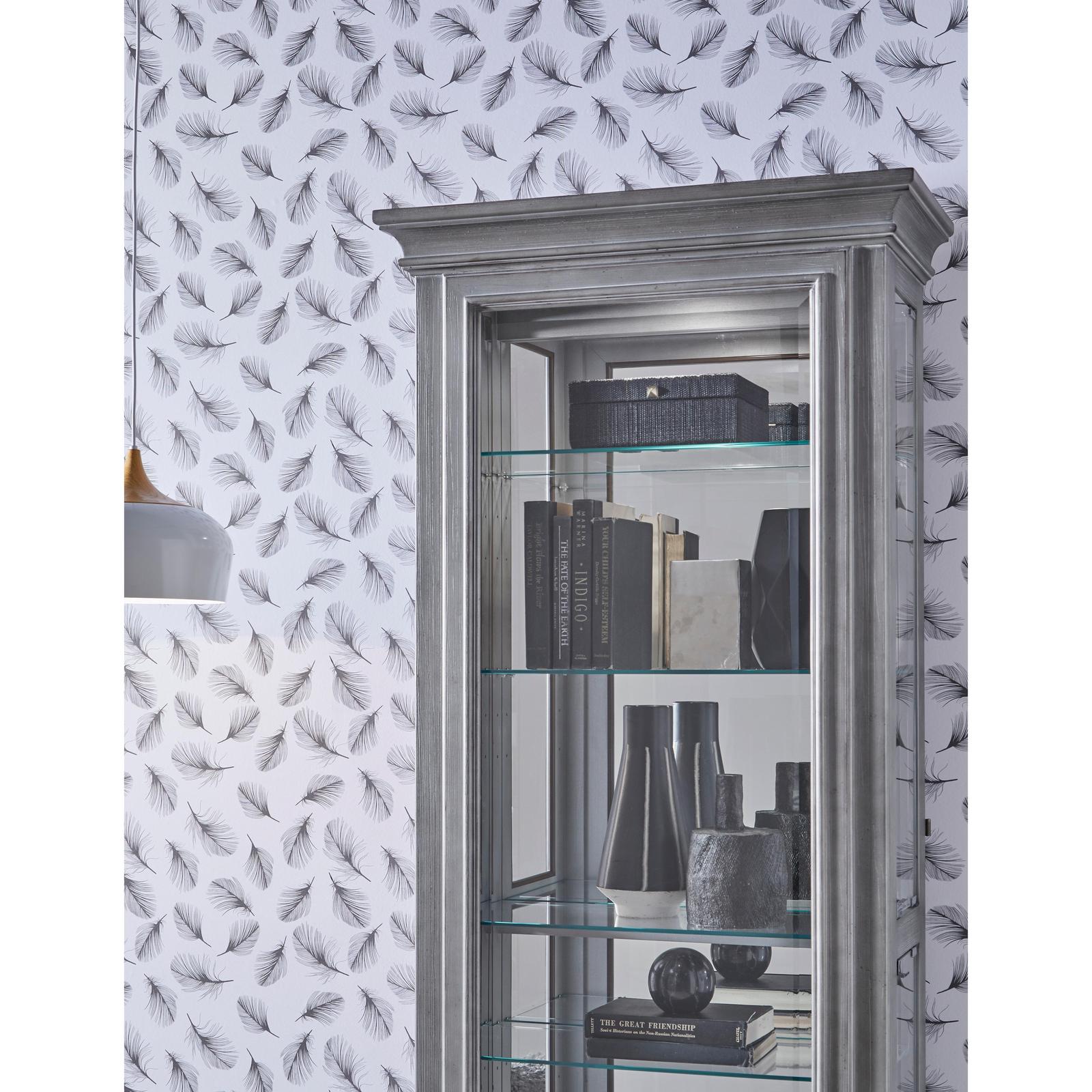 Pulaski Furniture Pulaski Furniture Accents Gray Side Entry Curio Cabinet