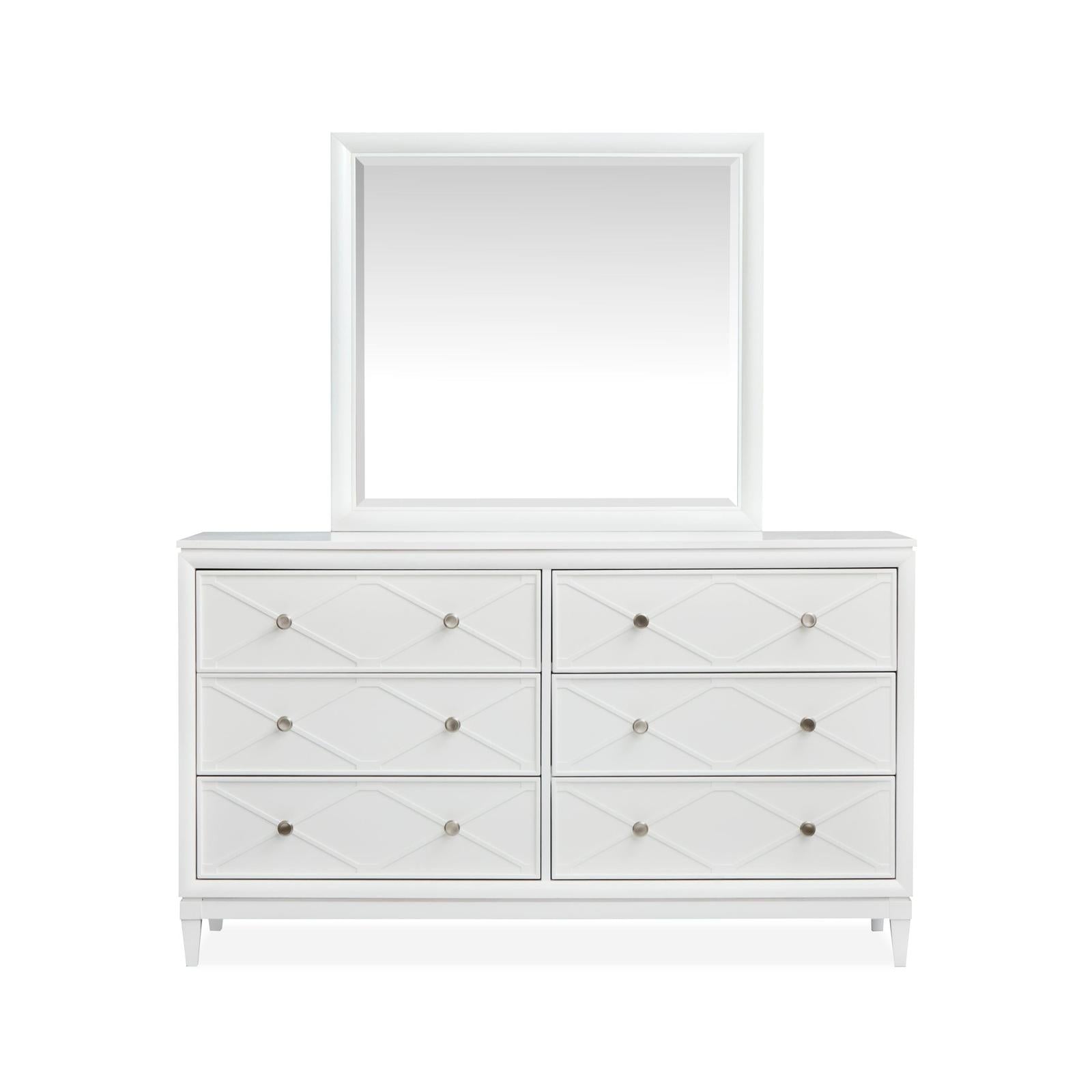 Magnussen Home Springhouse Whisper White Double Drawer Dresser