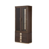 Michael Amini West Kensington Display Cabinet - Medium Espresso