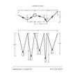 Arteriors Melt Chandelier