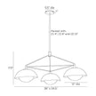 Arteriors Glaze Chandelier