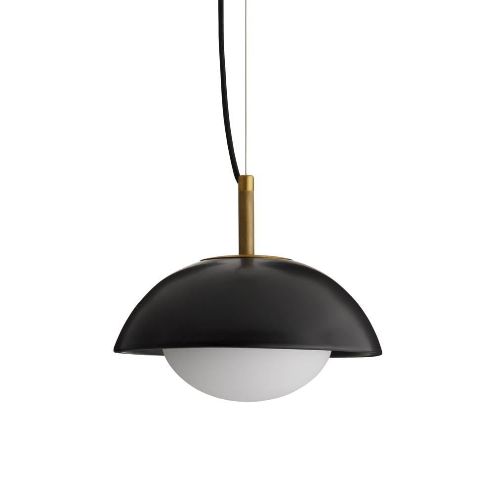 Arteriors Glaze Black Pendant