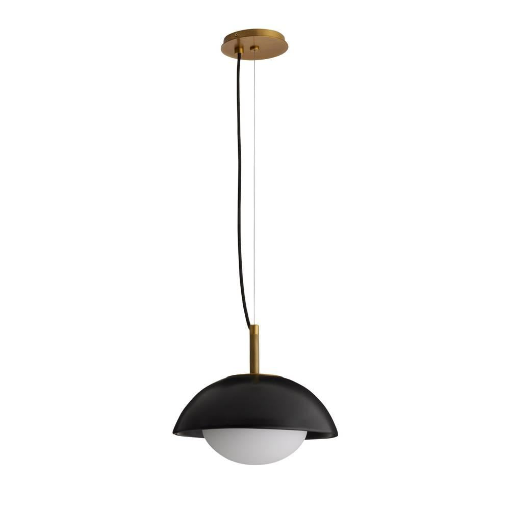 Arteriors Glaze Black Pendant