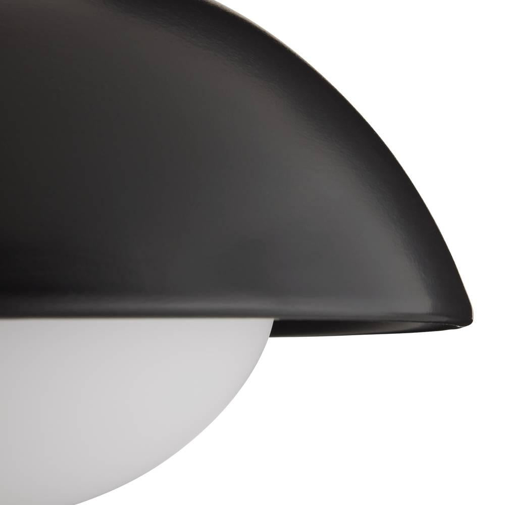 Arteriors Glaze Black Pendant