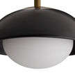Arteriors Glaze Black Pendant
