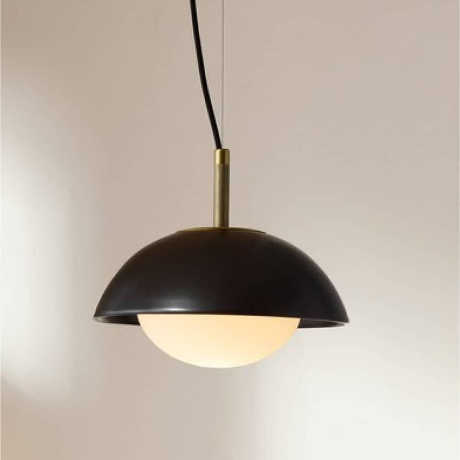 Arteriors Glaze Black Pendant