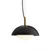 Arteriors Glaze Black Pendant