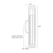 Arteriors Inset Outdoor Sconce