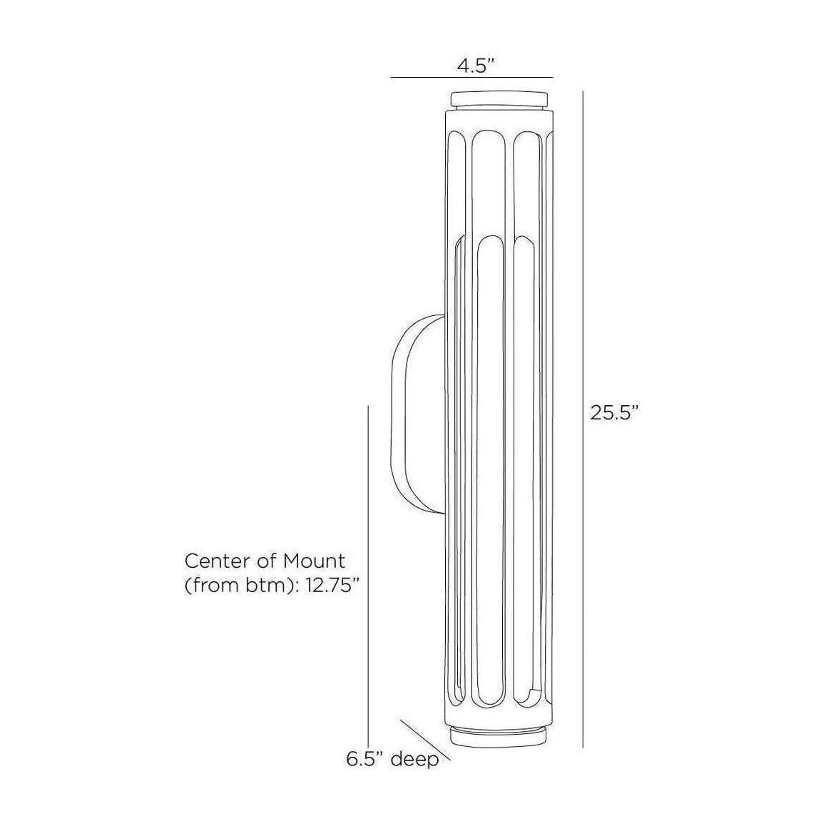 Arteriors Inset Outdoor Sconce