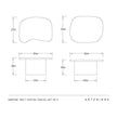 Arteriors Melt Coffee Tables, Set of 2