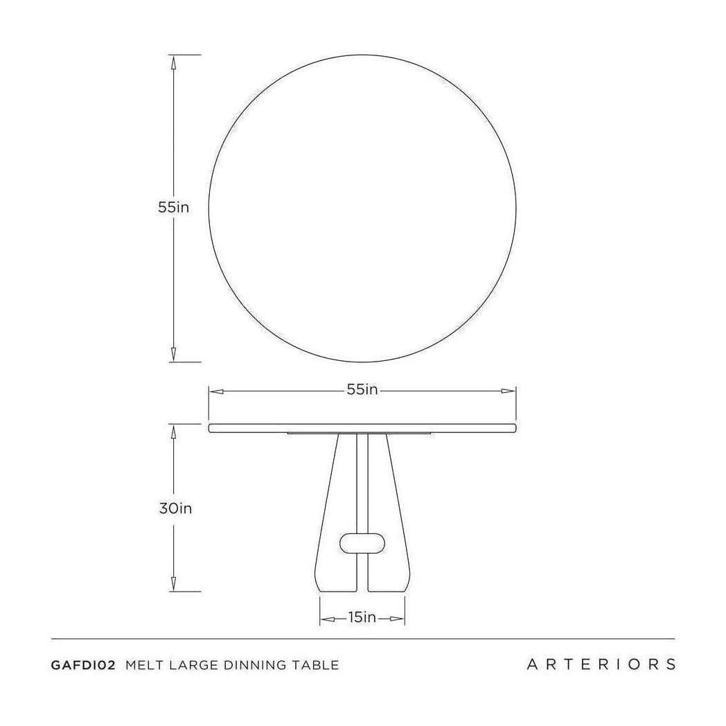 Arteriors Melt Large Dining Table