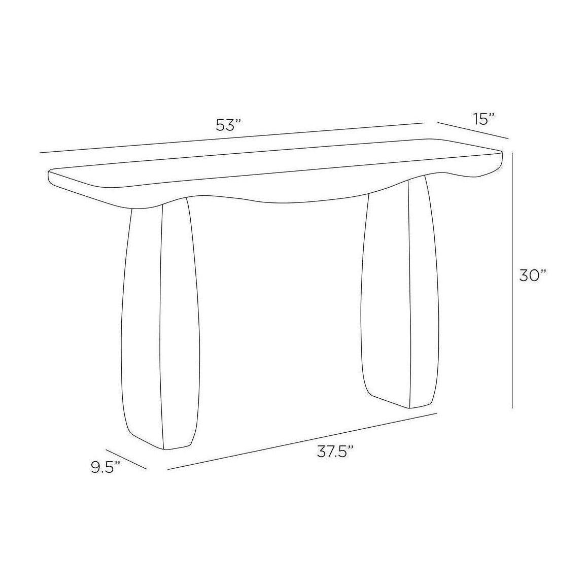 Arteriors Melt Outdoor Console