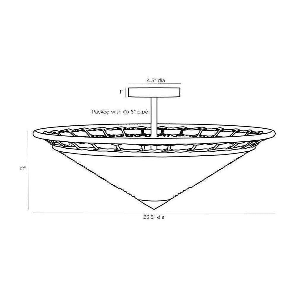 Arteriors Terrace Flush Mount