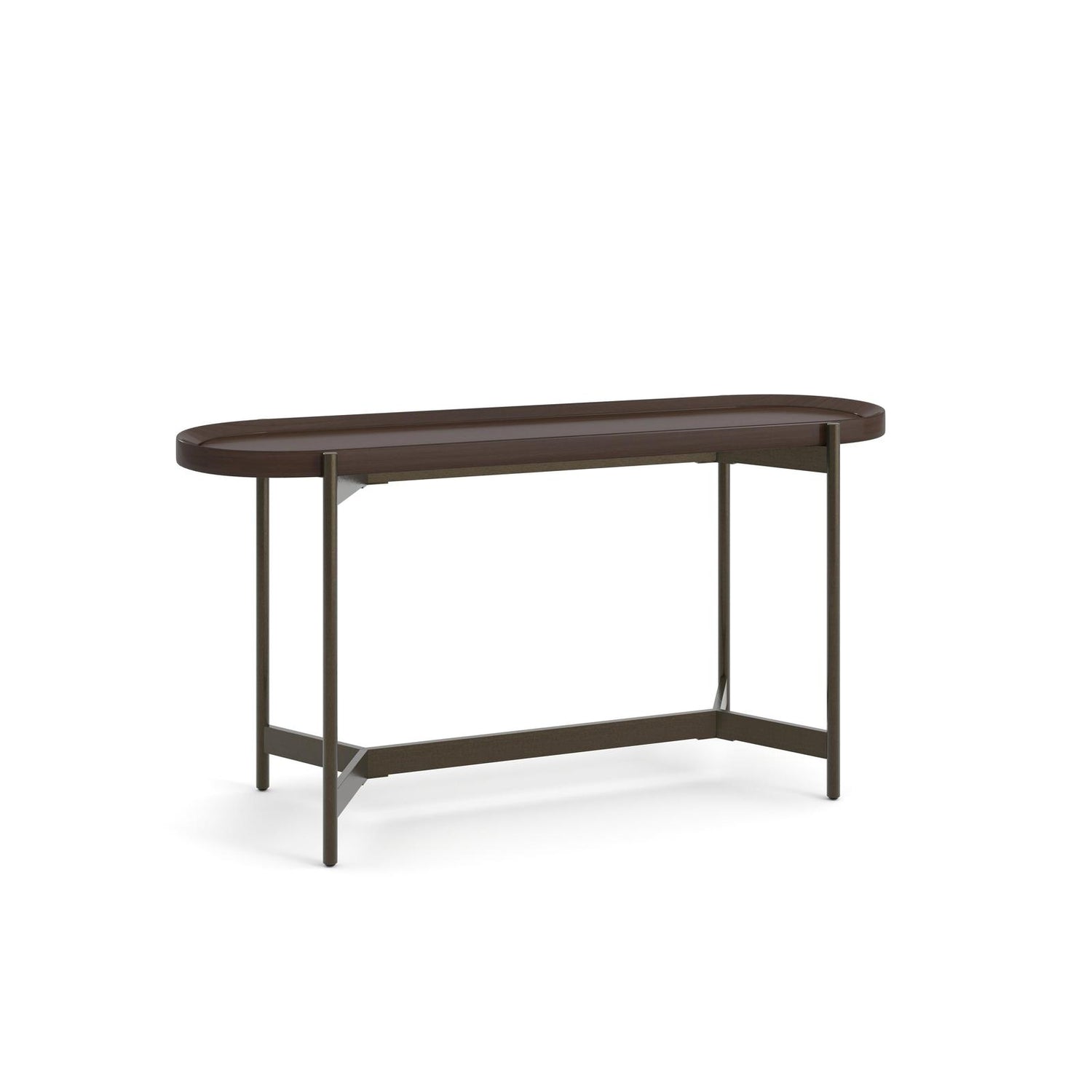 Magnussen Home Wren Dark Brown Tray Sofa Table