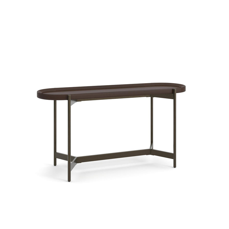 Magnussen Home Wren Dark Brown Tray Sofa Table