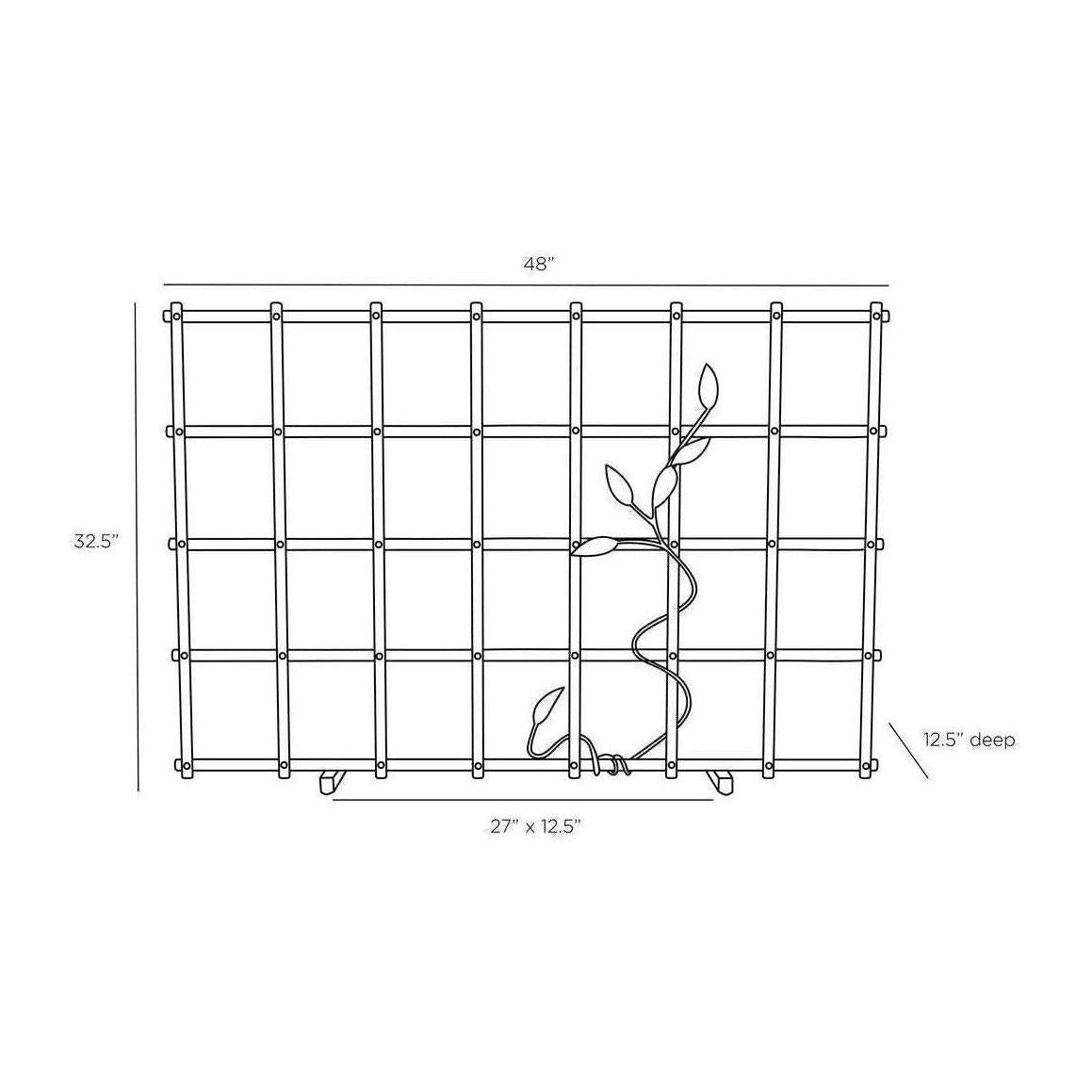 Arteriors Rivet Fire Screen Clearance