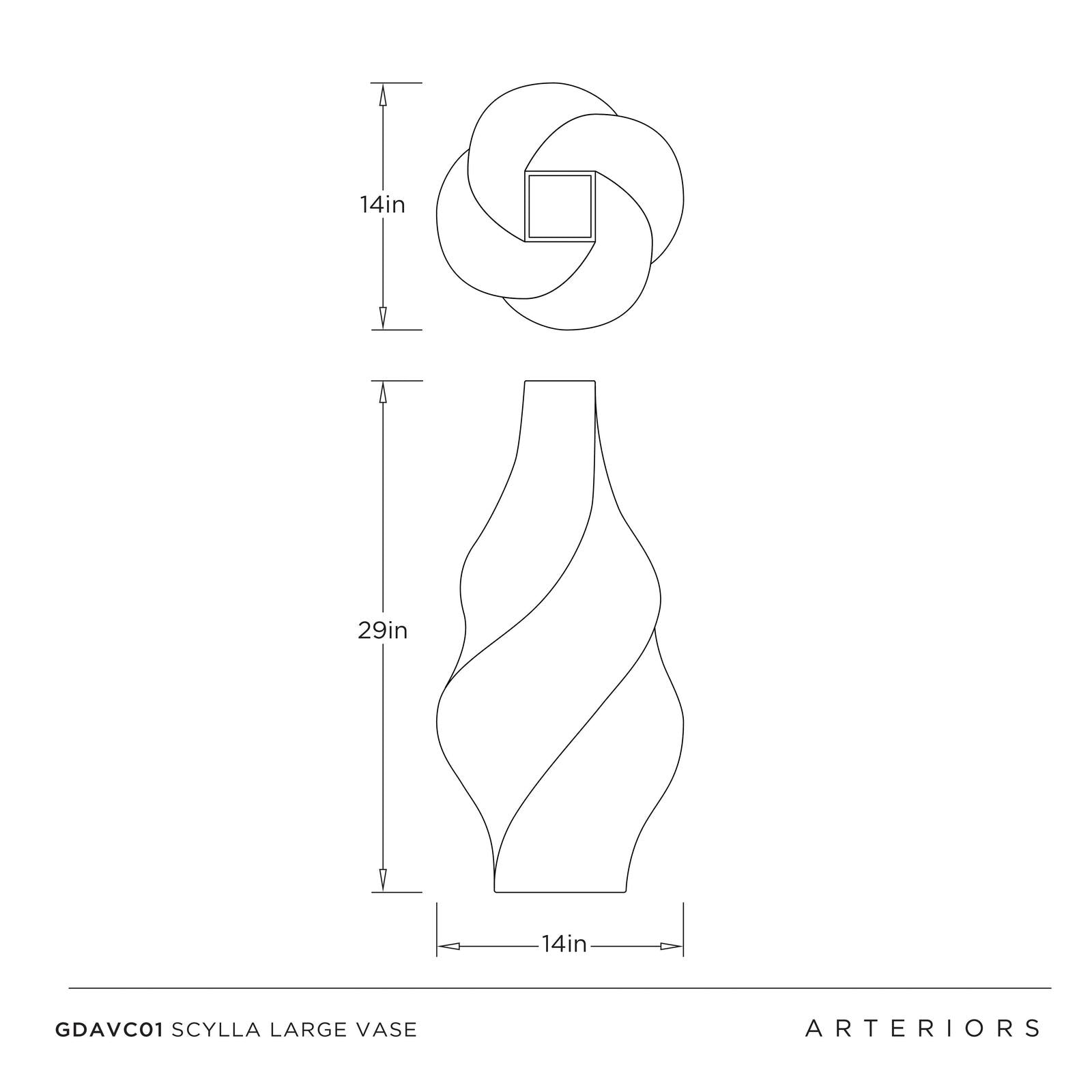 Arteriors Scylla Large Vase