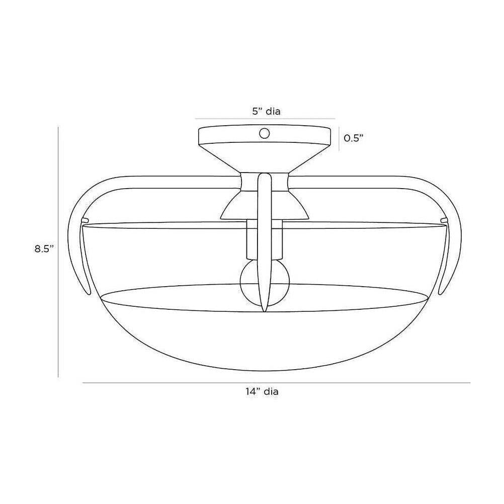 Arteriors Corona Flush Mount