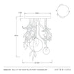 Arteriors Will O' the Wisp MultiPort Chandelier