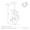 Arteriors Will O' the Wisp Pendant