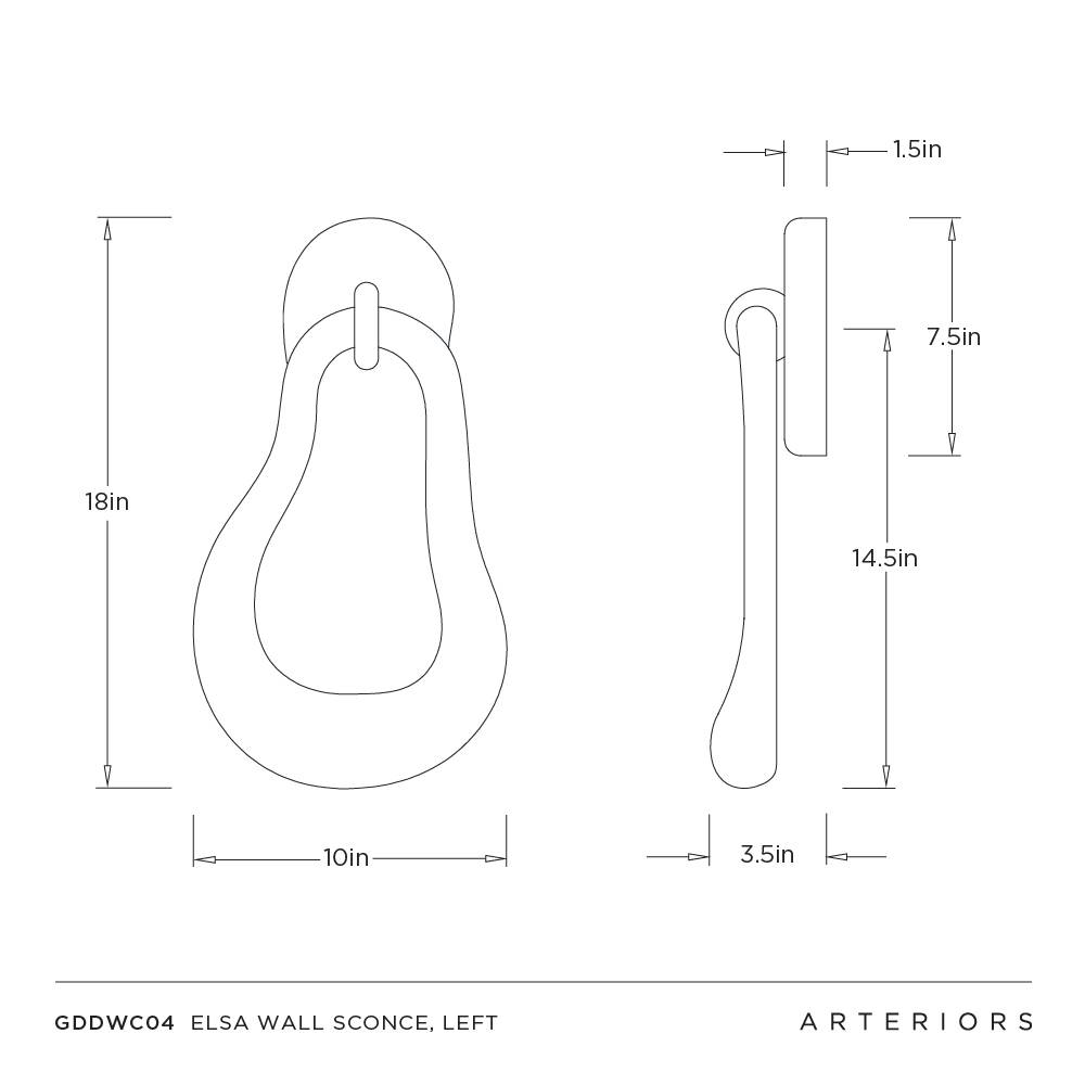 Arteriors Elsa Wall Sconce