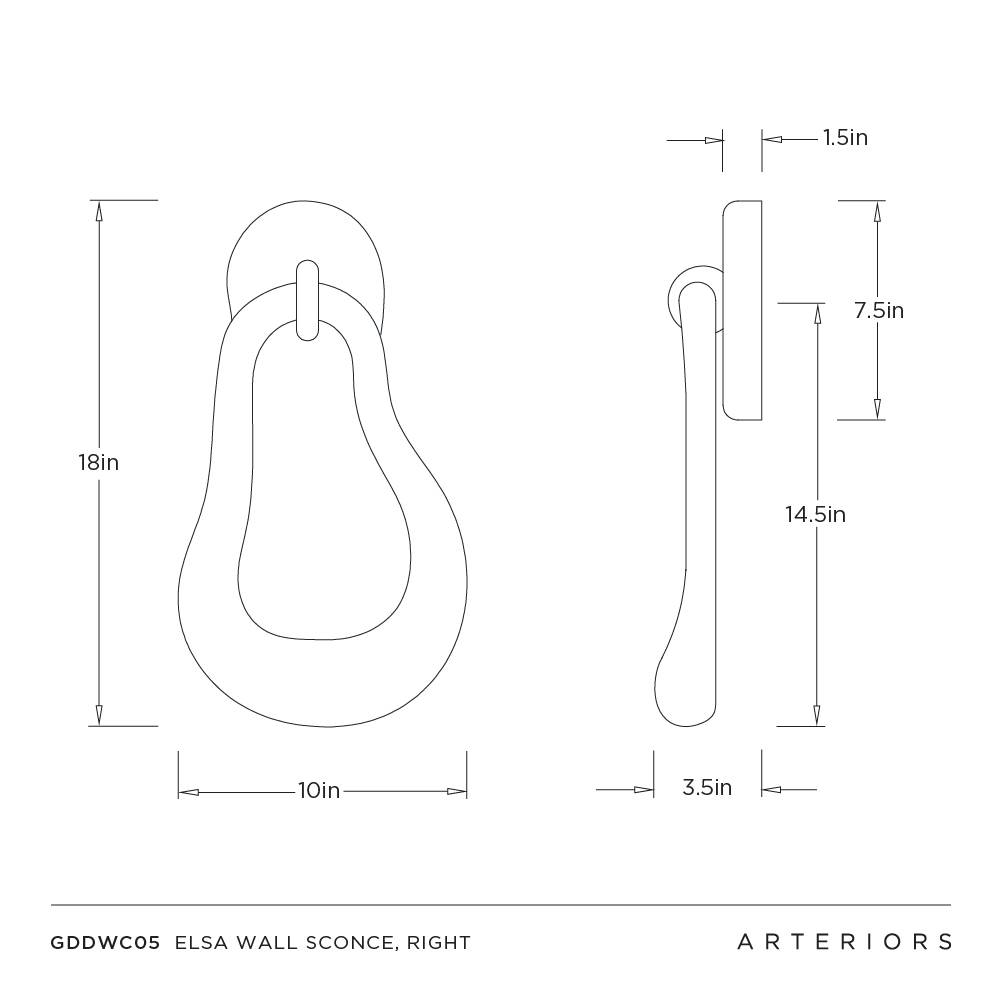 Arteriors Elsa Wall Sconce