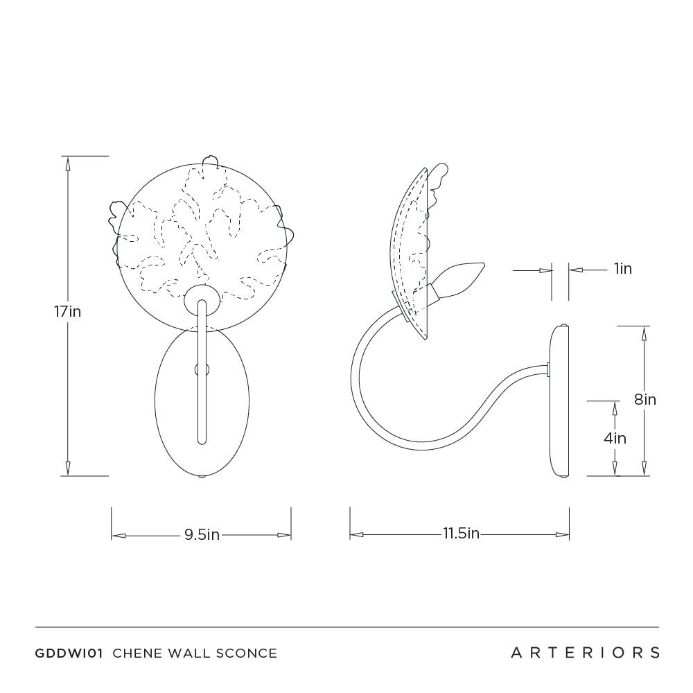 Arteriors Chene Wall Sconce