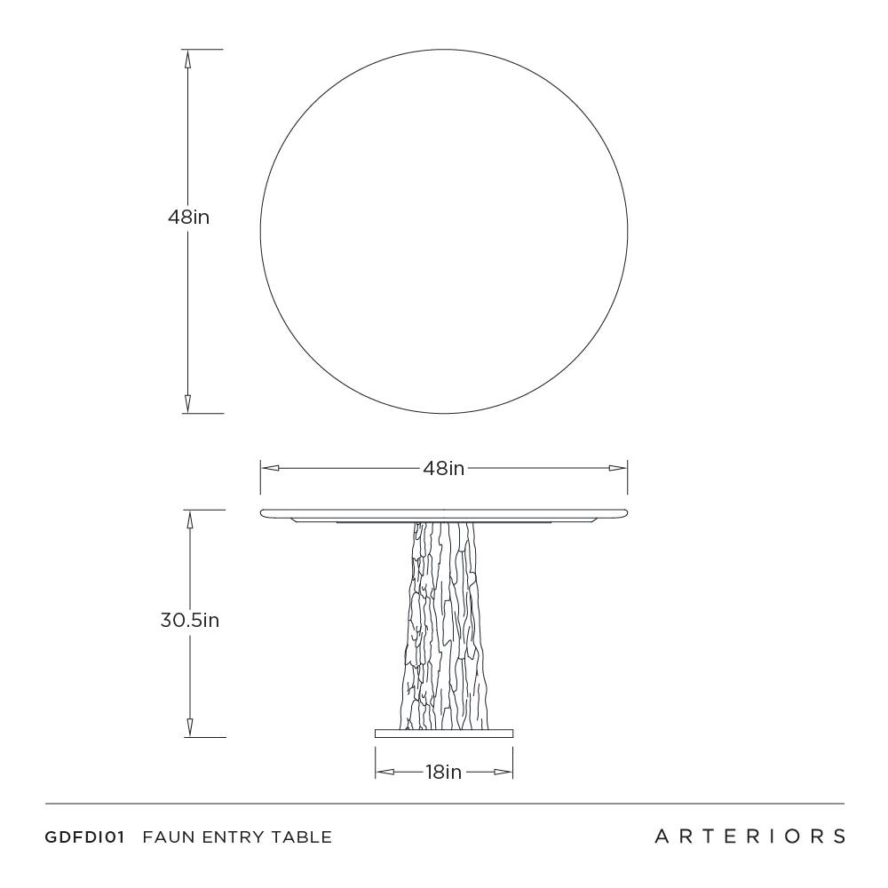 Arteriors Faun Entry Table