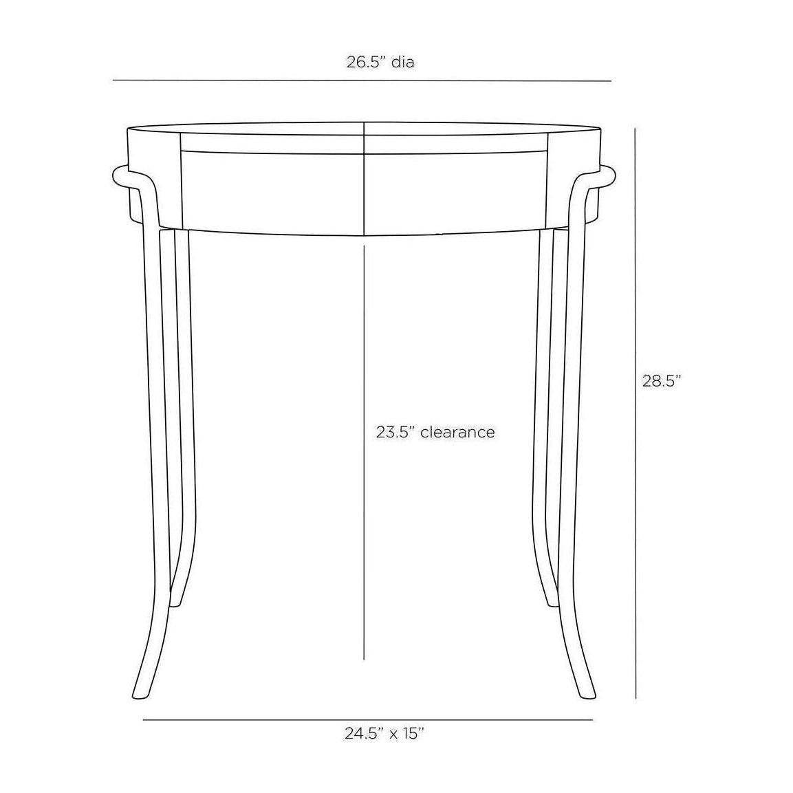 Arteriors Mosquito End Table