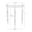 Arteriors Blackthorn End Table