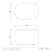 Arteriors Boulder Ottoman