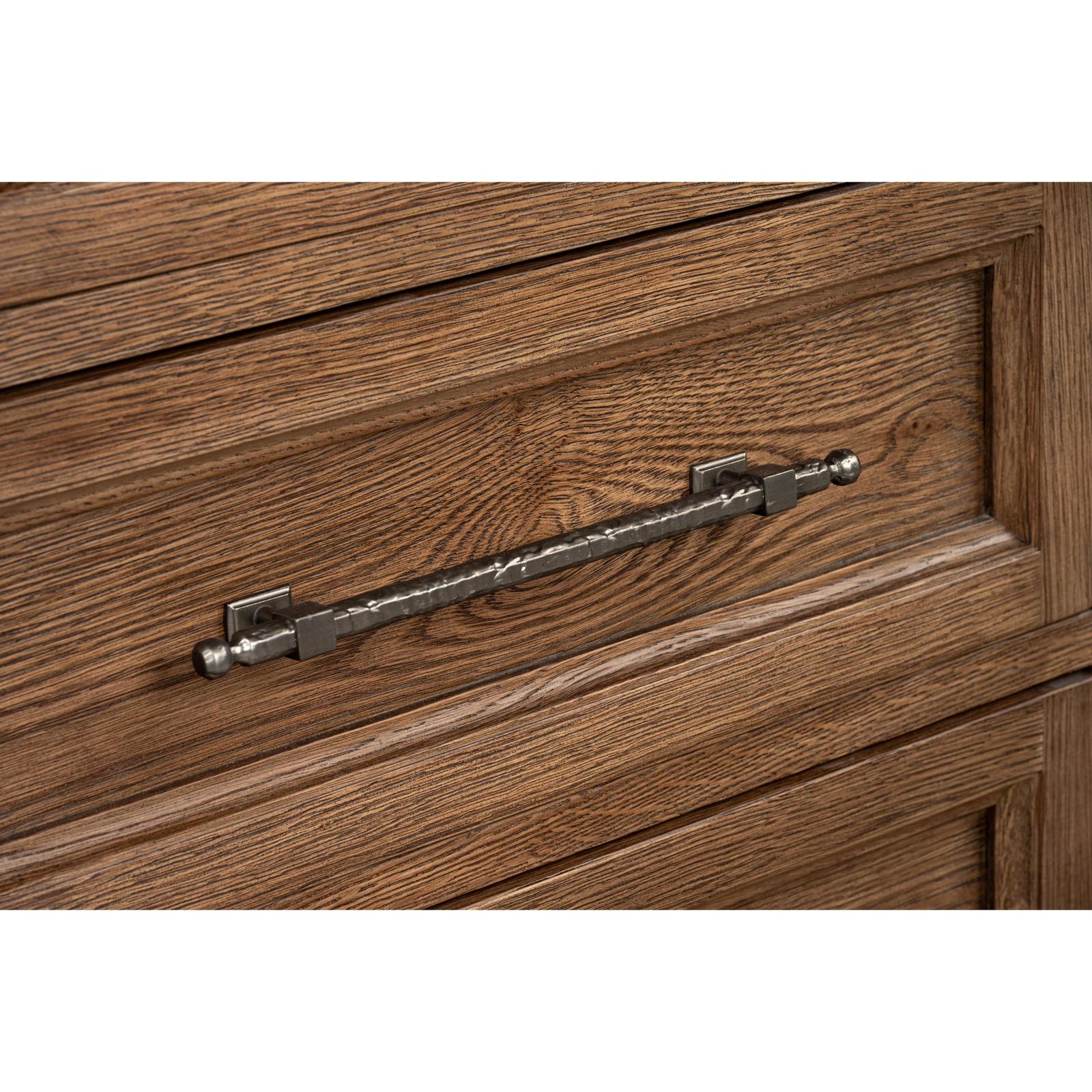 Pulaski Furniture Gallant Grove Brown Drawer Dresser With Shaped Mirror