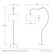 Arteriors Muscadine Floor Lamp