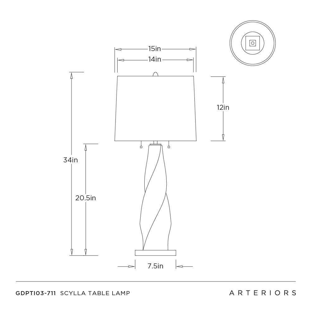 Arteriors Scylla Table Lamp