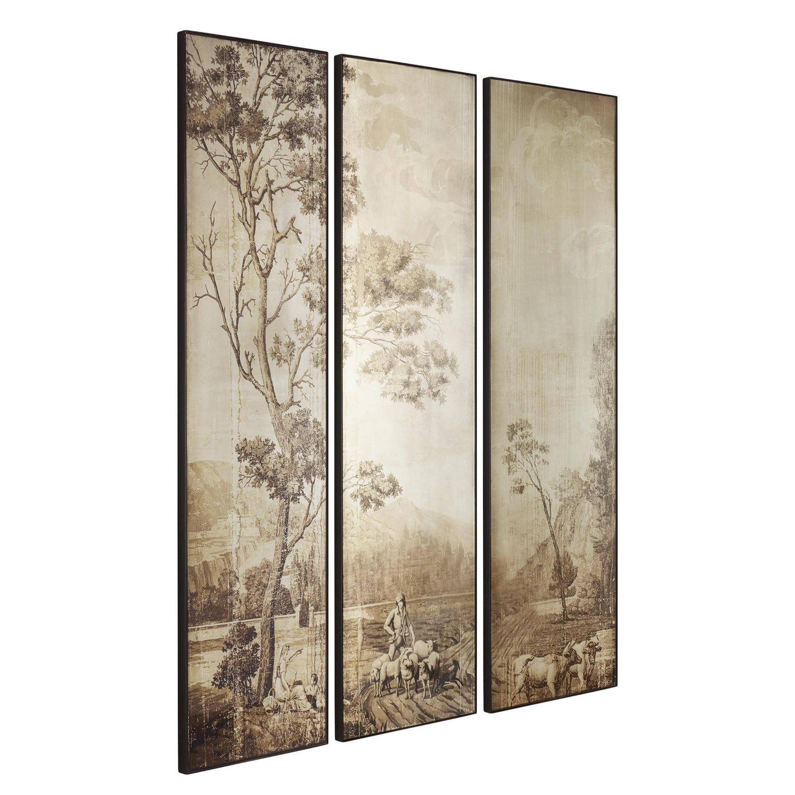 Arteriors Pastorale Wall Plaques Set of 3