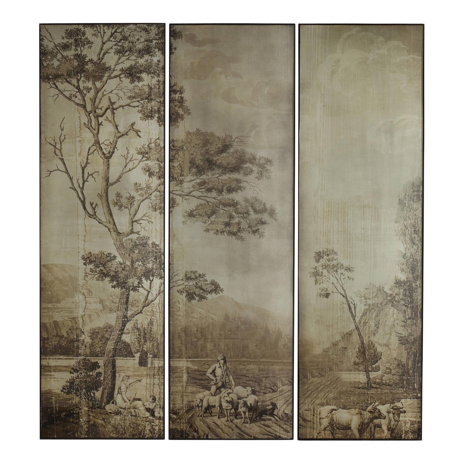 Arteriors Pastorale Wall Plaques Set of 3