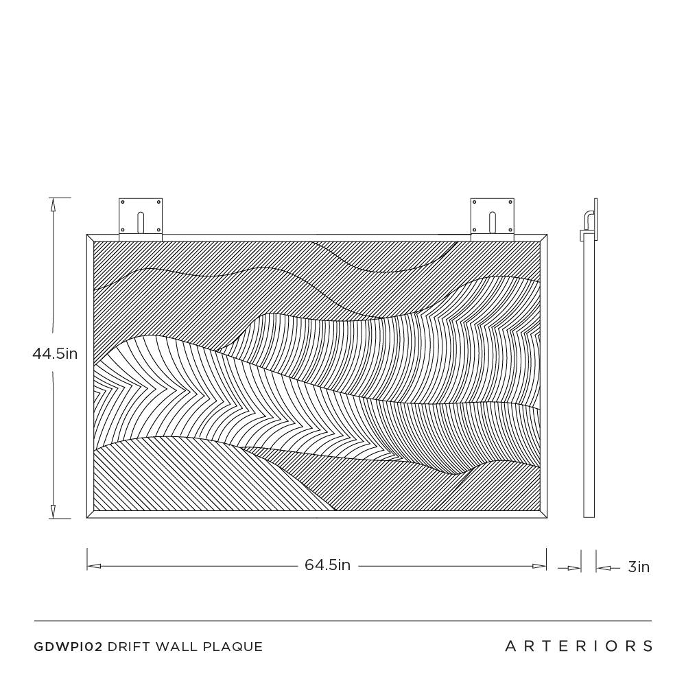 Arteriors Drift Wall Plaque