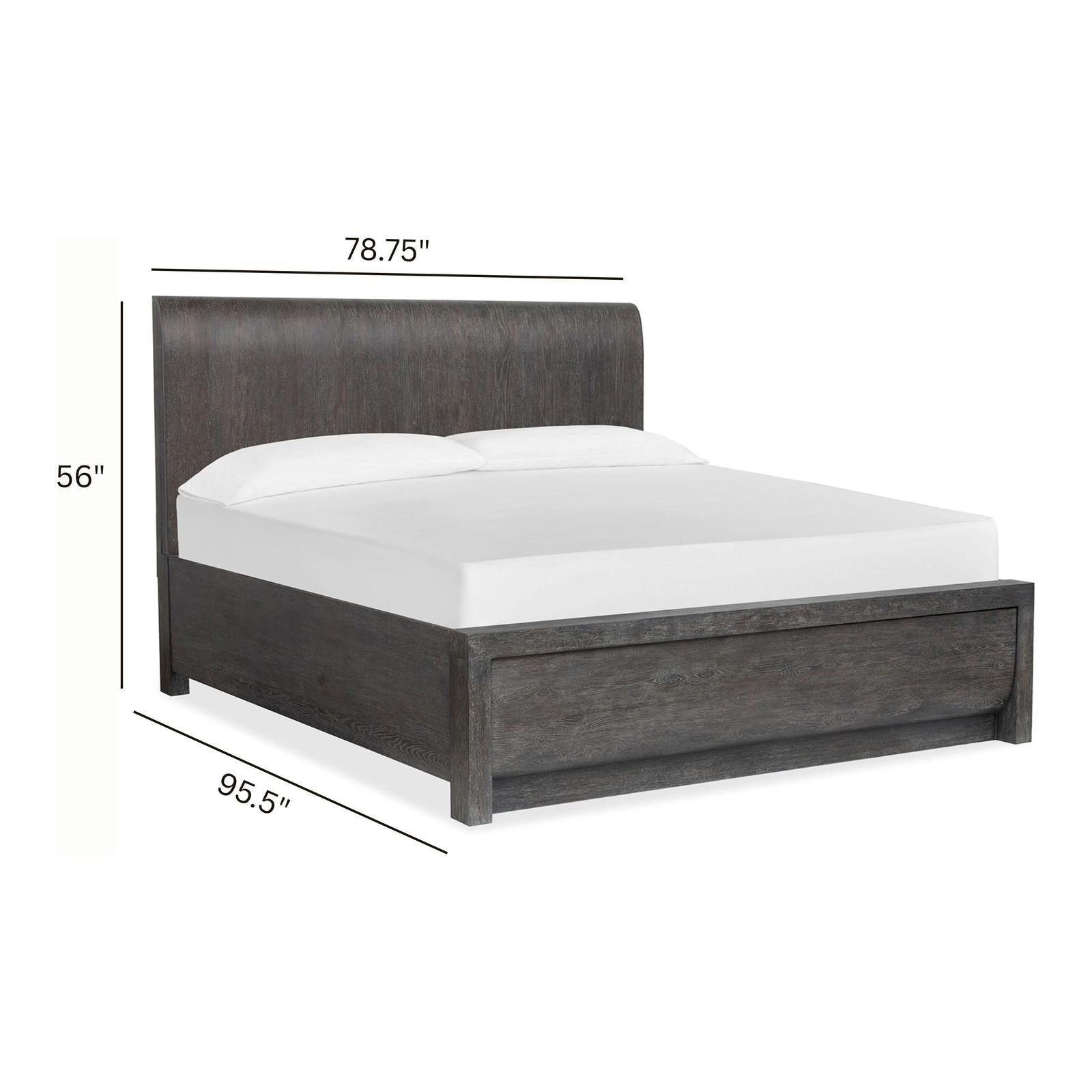 Magnussen Home Kinsley Black Heron Panel Bed